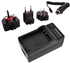 photoMAX For Nikon EN-EL20 Battery Charger with Travel Plugs