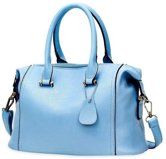 Fashion Pillow Pack Handbag Crossbody Bag for Ladies - Light Blue
