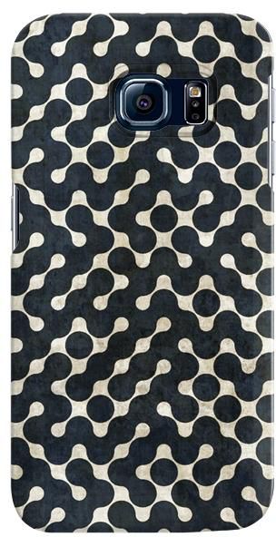 Stylizedd Samsung Galaxy S6 Edge Premium Slim Snap case cover Matte Finish - Connect the dots - Black