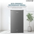 KROME 120L Single Door Refrigerator | Energy Class E/F | Ideal for Small Spaces | Reversible Door | Mini Fridge Suitable for Kitchen, Bedroom, Office & Bar | Inox Silver | KR-RDC120H