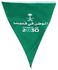 أعلام رايات مع شريط من 7 قطع مخصصة لليوم الوطني السعودي 11قدم