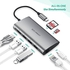UGREEN USB C 8 in 1 Hub Multiport Adapter 3.1 Type C Dock Station with 4K HDMI, SD Card Reader - Grey