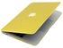 Matte Surface Hard Shell Case Cover for 13 Inch Apple Macbook Air (yellow)