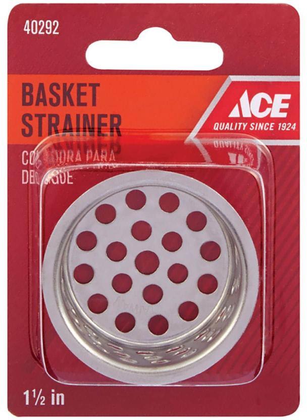 ACE Stainless Steel Replacement Basket Strainer (3.81 cm)