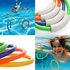 Set Of 4 Diving Rings Fun Underwater Pool Toys.