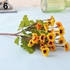 Bluelans Artificial Chrysanthemum Daisy Home Pastoralism Decor (Orange)