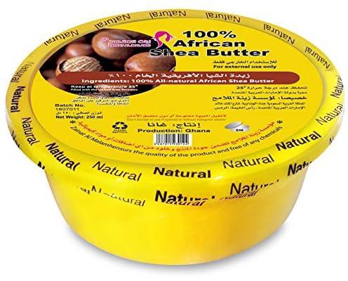 Yellow, Golden African Shea Butter. Unrefined, Raw, Smooth, Natural, Organic, Pure, & Premium Grade, 250 ml