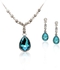 Mysmar White Gold Plated Austrian Crystal Jewelry Set [MM210]