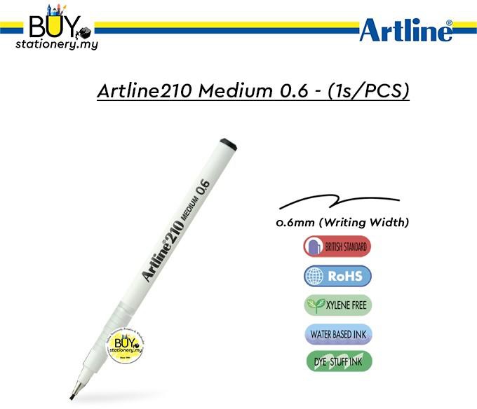 Artline 210 Medium 0.6 - 1s/PCS (3 Colors)