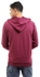 Kady Hooded Neck Lightweight Zipped Sweatshirt - Dark Purple