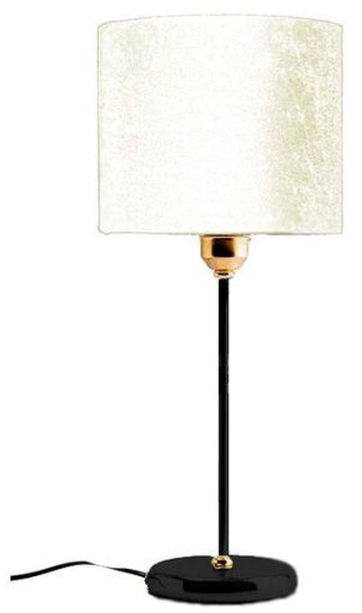 Cluc Tavolo Black Table Lamp - Beige (velvet)