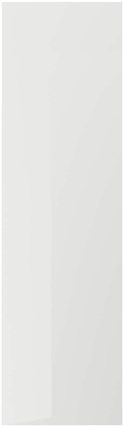 RINGHULT Door - high-gloss light grey 40x140 cm