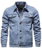 Jackets & Coats This Year's Popular Denim Jacket Men's Fashion Motorcycle Casual Oversized Cotton Blue Coat