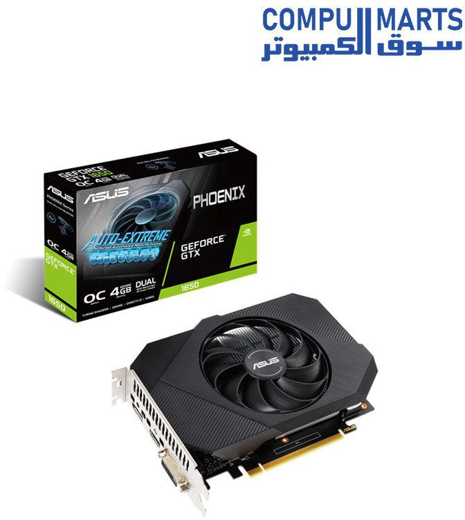 ASUS Phoenix GeForce GTX 1650 OC edition 4GB GDDR6(PH-GTX1650-O4GD6-P)