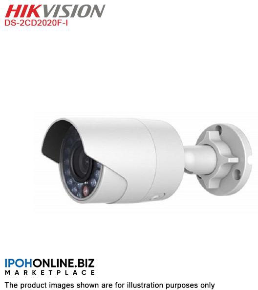 HIKVISION DS-2CD2020F-I 2MP IR Mini Bullet Network IP Camera with Built-in Micro SD/SDHC/SDXC slot up to 128 GB