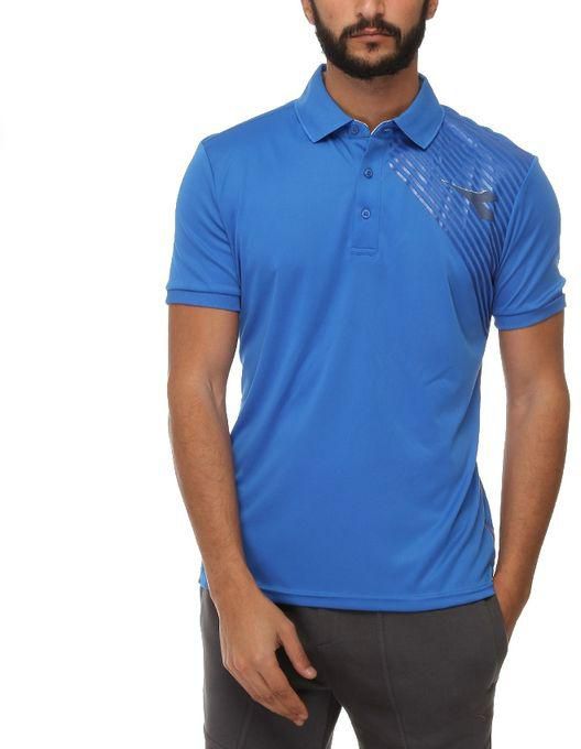 Diadora Men Sports Polo Shirt - Blue