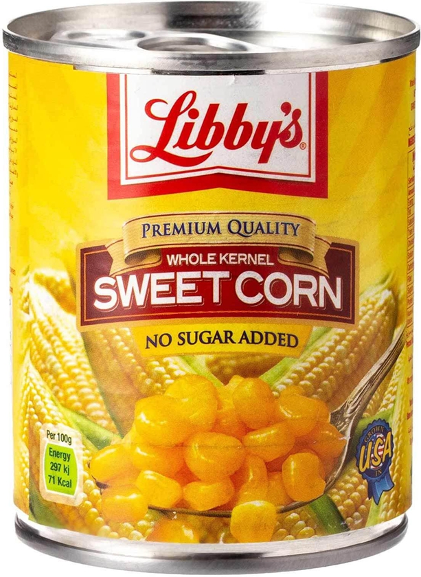 Libby&#39;s golden sweet whole kernel corn 198g