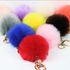 Generic Pom Fluffy Ball Keychain Plush Furry Key Holder Cute Rabbit Fur Handbags Pendant