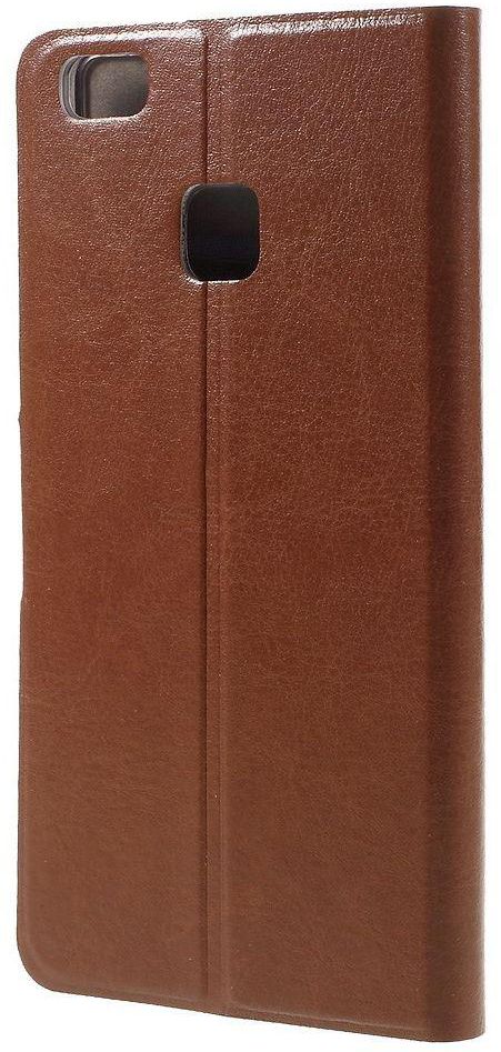 Huawei P9 Lite - Crazy Horse Leather Card Holder Case - Brown