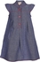 AOMI by Appleofmyi Denim Flower Dress P5 Grey Size 5-6 Years