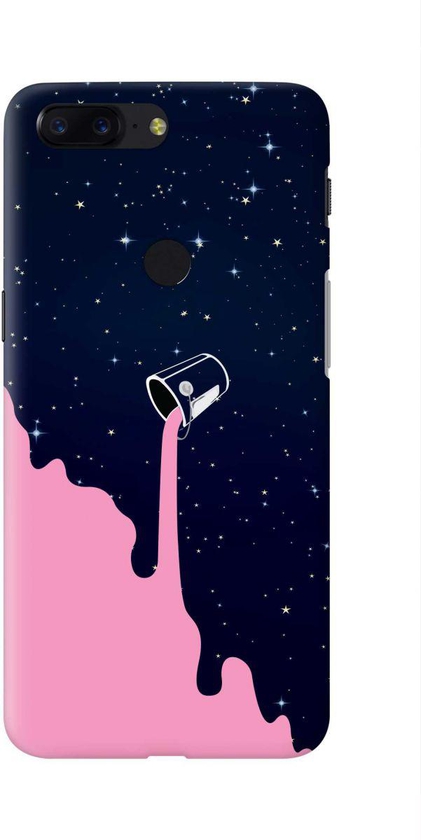 Stylizedd OnePlus 5T Slim Snap Basic Case Cover Matte Finish - Berry Milky Way