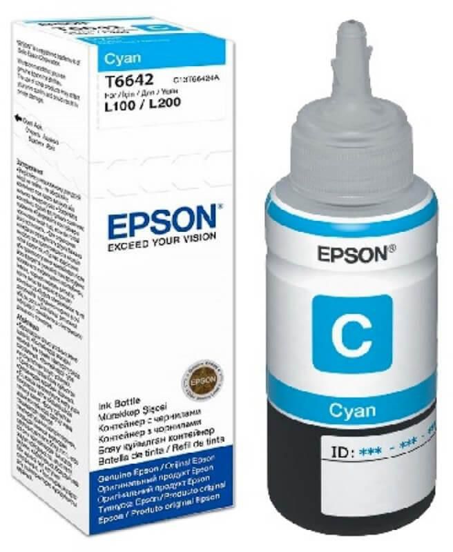 Epson T6642 Cyan Ink Bottle 70ML