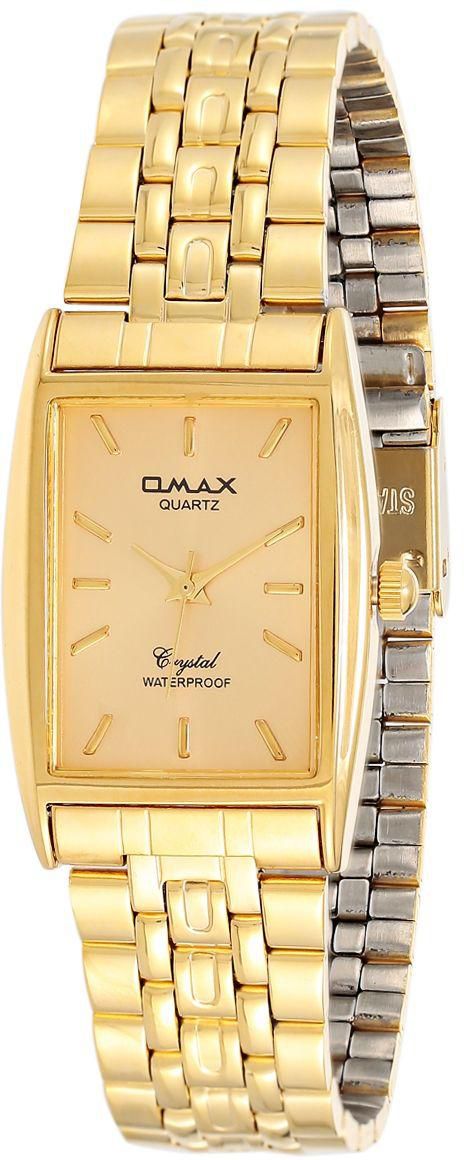 Omax Women's Gold Dial Metal Band Watch - WPS021-Gold