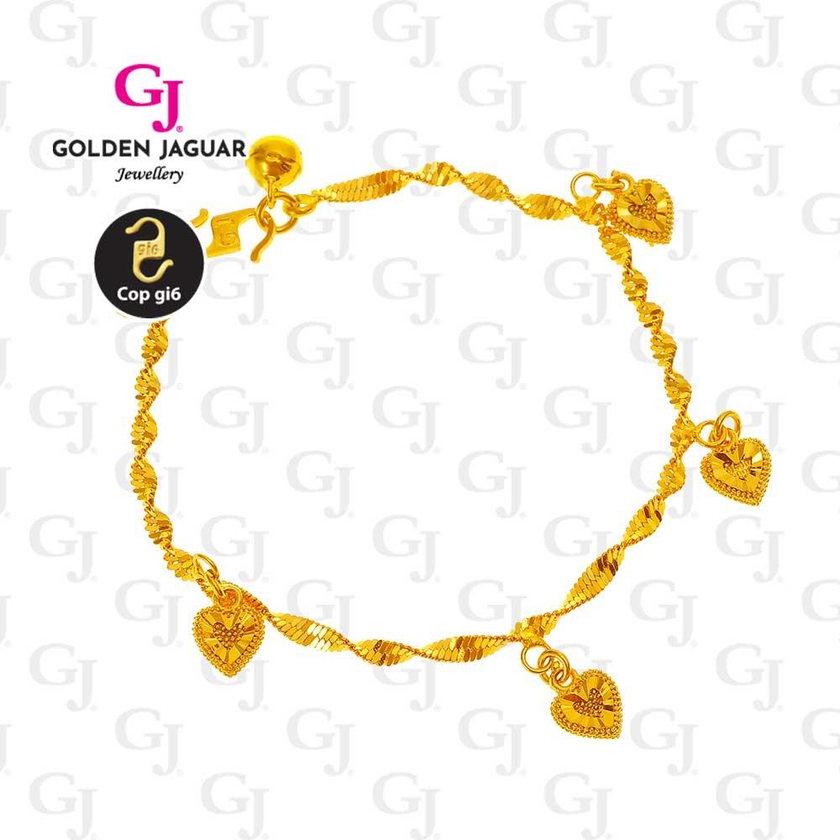 GJ Jewellery Emas Korea Bracelet - Gila-Gila Love 2360210-0L