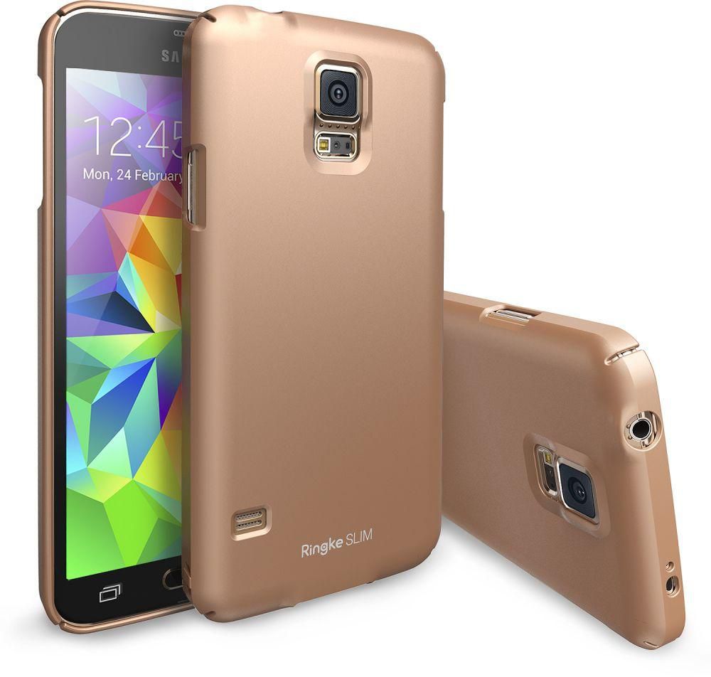 Rearth Ringke SLIM Case for Galaxy S5 (Copper Gold)
