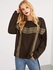 SHEIN | Embroidered Tape Detail Pullover