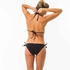 Decathlon Mae Women's Plain Sliding Triangle Bikini Swimsuit Top - Black