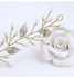 Gold Leaf Bride Wedding Headband Pearl Bridal Hair Accessories Headpiece For Women And Girls