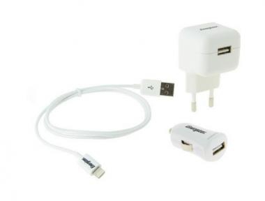 Energizer 31UUKHIP5 Hightech 3 in 1 UK USB Charging Kit for iPhone 5