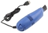 Mini USB Vacuum Cleaner For Keyboard Blue