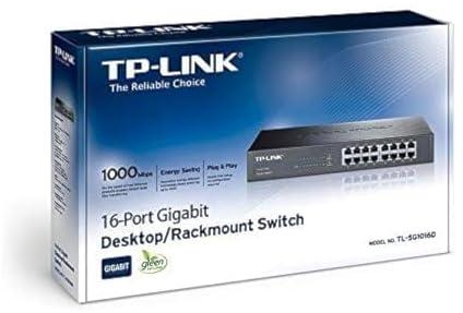TP Link TL-SG1016D 16 Port Gigabit Desktop Rackmount Switch