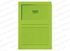 Elco Ordo Classico, L Paper Folder with Window, 5/pack, Green