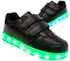 LED Light Shoes for Unisex By DD Star, Black, Size 30 EU - 6D16055
