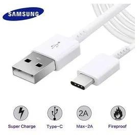 Galaxy S8, S9, Note 8, A3, A5, A7 Type C USB-C Cable -Black Black as picture