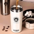 Stainless Steel Hot And Cold Vacuum Travel Thermal Mug - 380ml - WHITE