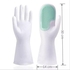 Silicon Sponge Rubber Gloves Cleans Easily Without Any Effort