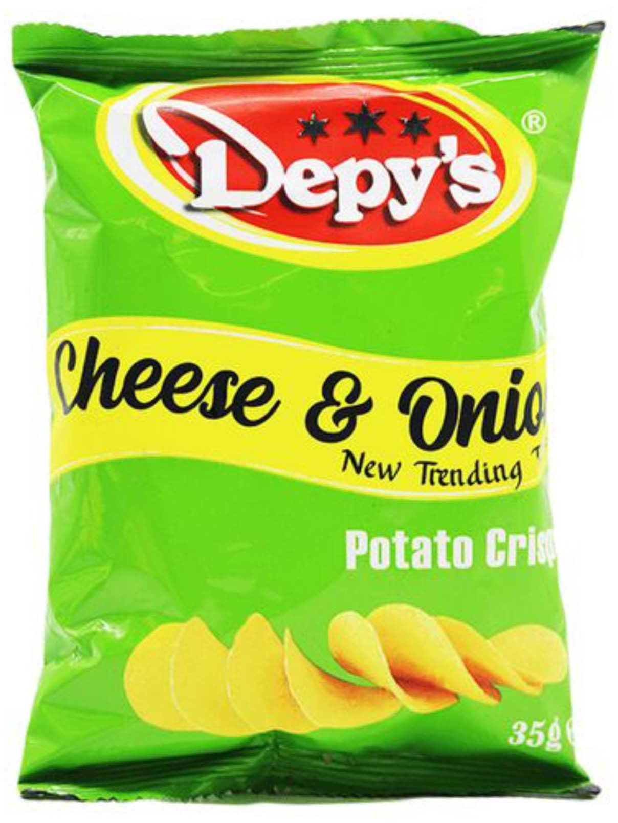 Depys Cheese And Onion Potato Crisps 35g