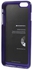 Mercury Glitter Powder Jelly TPU Case & Screen Guard for  iPhone 6 Plus [Purple]