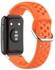 Sport Style Silicone Solid Color Replacement Strap For Huawei Watch Fit Orange