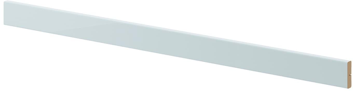 KALLARP Deco strip - high-gloss light grey-blue 221 cm
