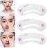 3 Styles Brow Class Drawing Guide Eyebrow Template Make Up Tools Grooming Stencil Kit Shaping DIY Beauty