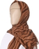 Get Ladies Comfort Scarf, 200×75 cm - Brown with best offers | Raneen.com