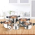 Jamespot 10PCS Cooking Pots Cookware Set 5pcs Pots+5pcs Lid