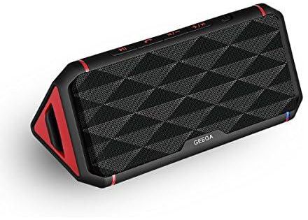 Geega NFC Wireless Bluetooth Speaker, Super Bass 2x3W Built-in Mic, Hands-Free Calling Stereo Portable Speakers for Apple, Samsung, Nexus, HTC and Other Bluetooth Enable Devices