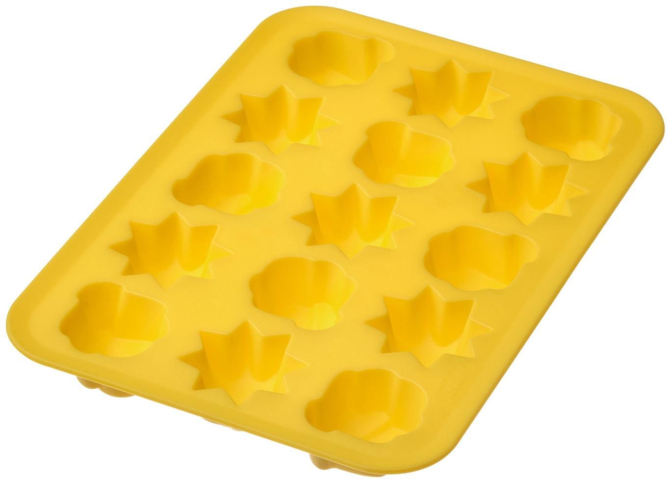 SURSÖT Ice cube tray - bright yellow