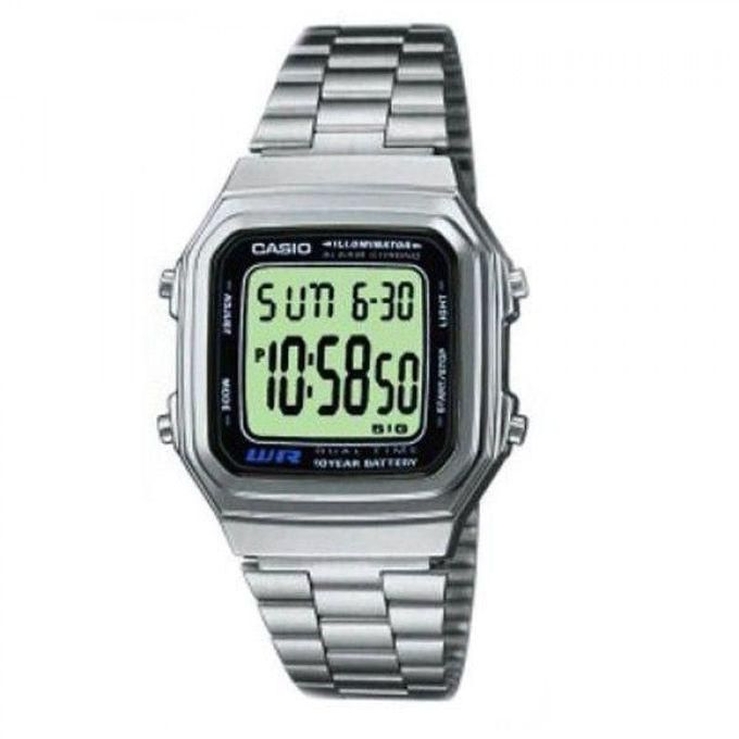 Casio Casio A179W-1A For Men Digital , Casual Watch